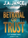 Cover image for Betrayal of Trust